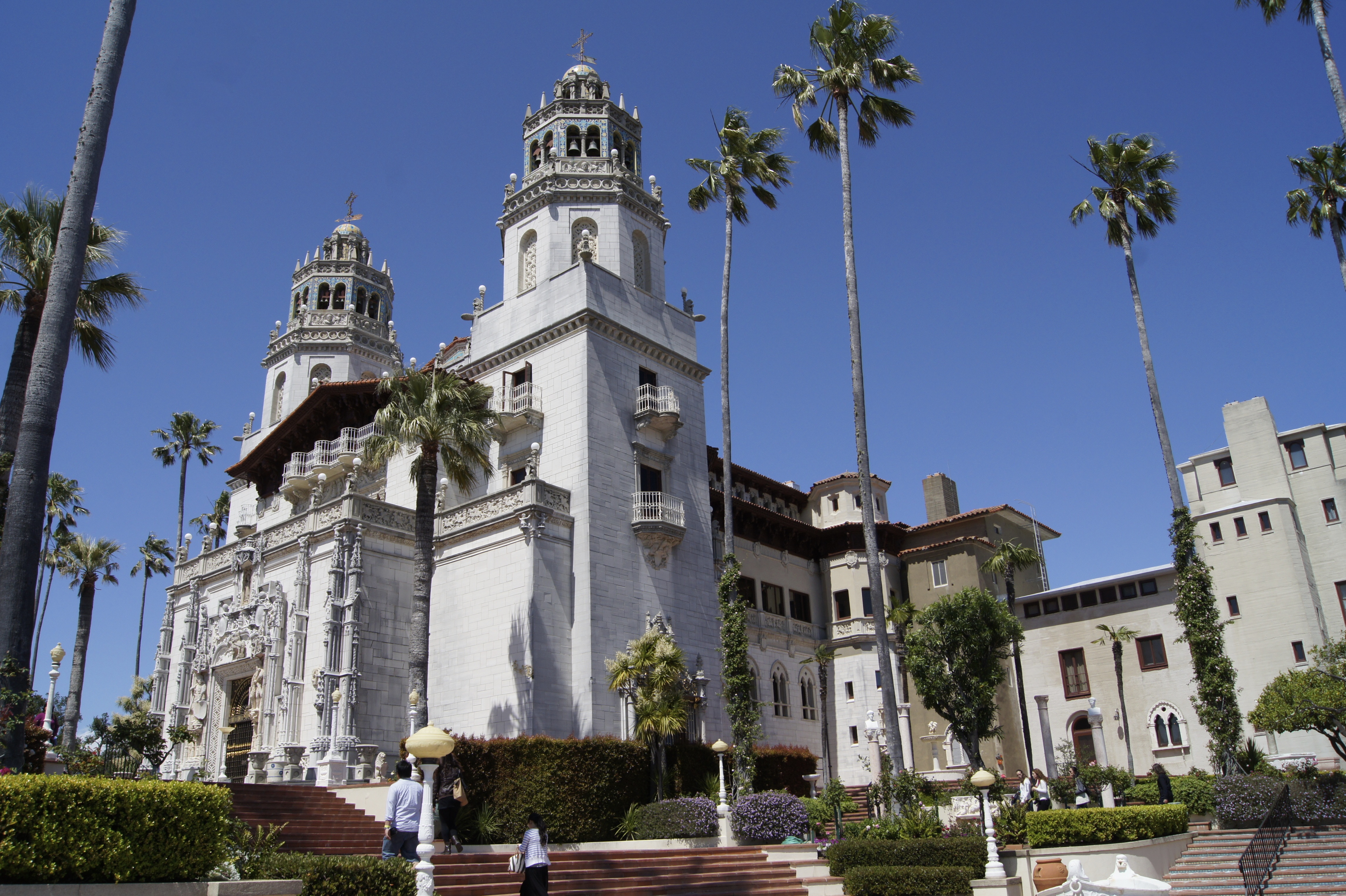 Hearst Castle from the outside