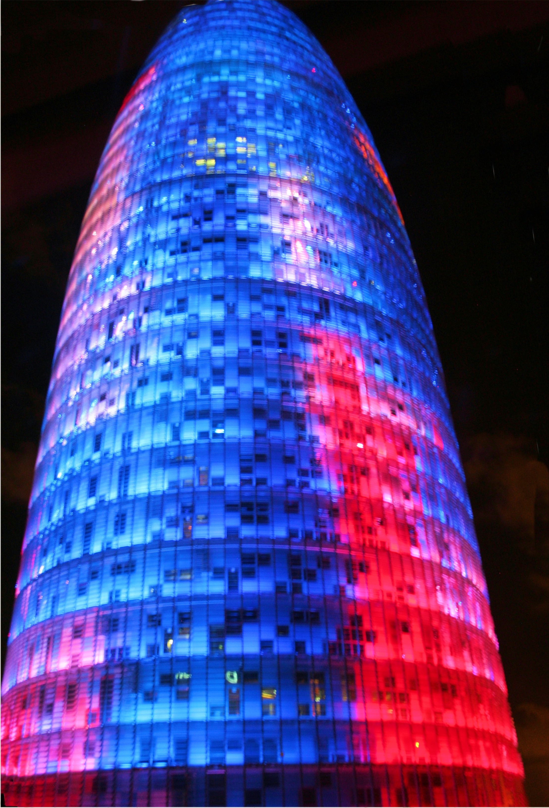 View of Torre Agbar from the hotel room