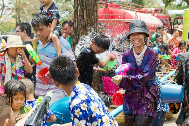 Songkran, the wet new year