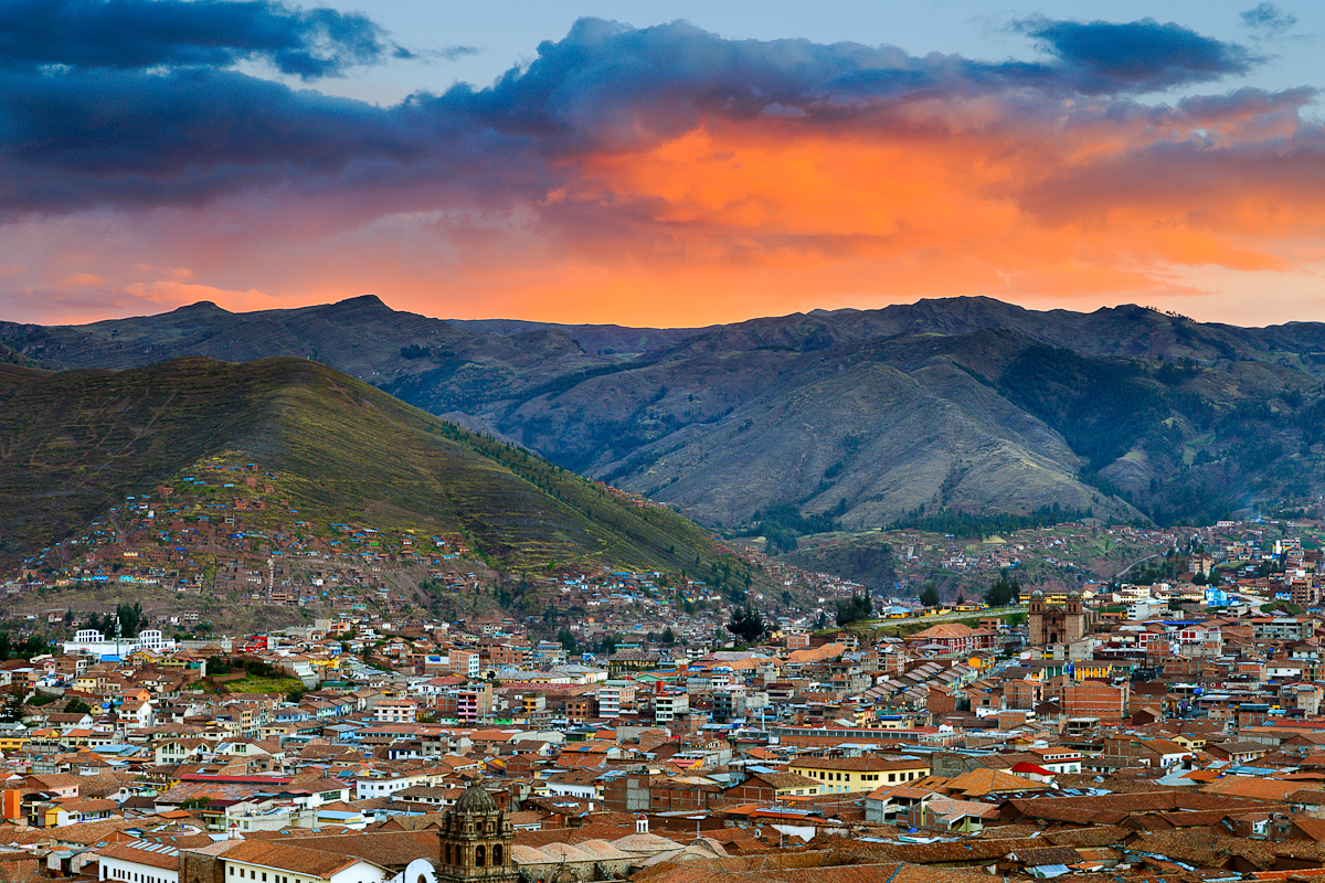 Sunset Over Cusco