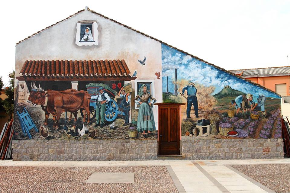 San Gavino Monreale and its street art